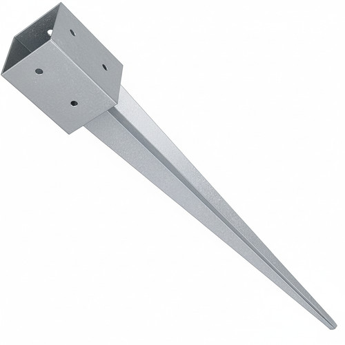 Fence post support - post, spike