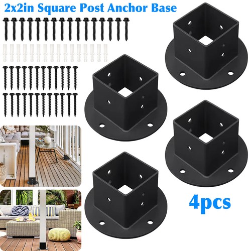 4pcs 2x2in heavy duty - 2x2in, post