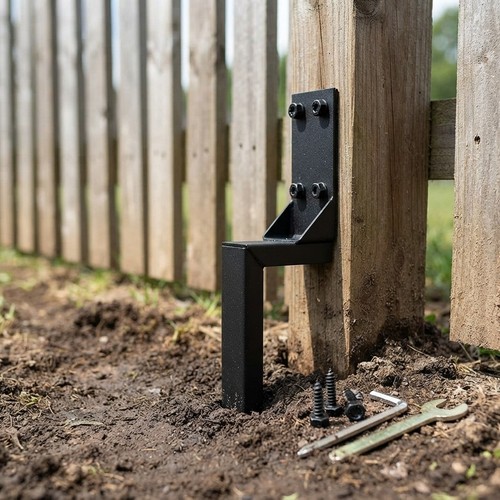Easy diy fence post repair - easy,