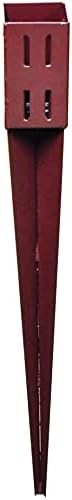 Fence post spike holder rust - fence,