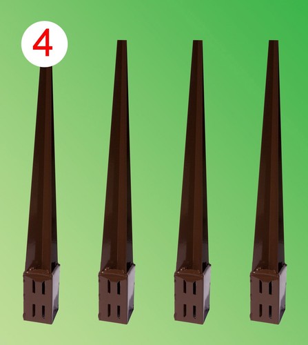 Fence post spike holder - post,