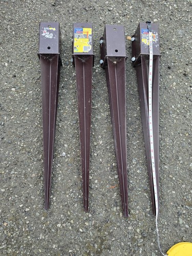 Fence post spike holder - post,