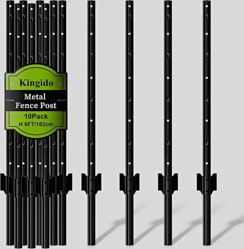 Pack post metal fence - 10,