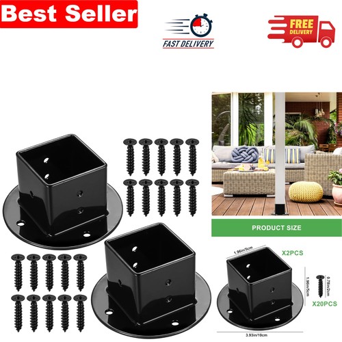 Easy installation black fence - installation,