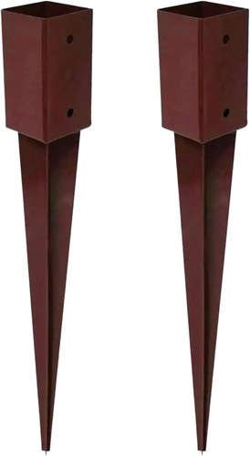 Metal fence post spike - metal,