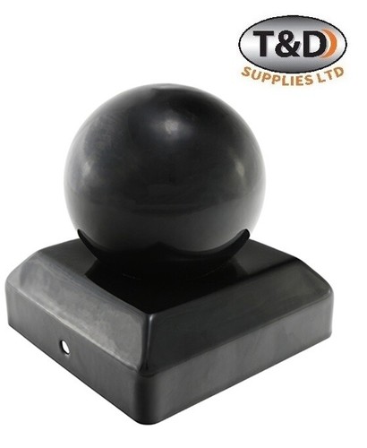 50mm black epoxy - (2"), fence
